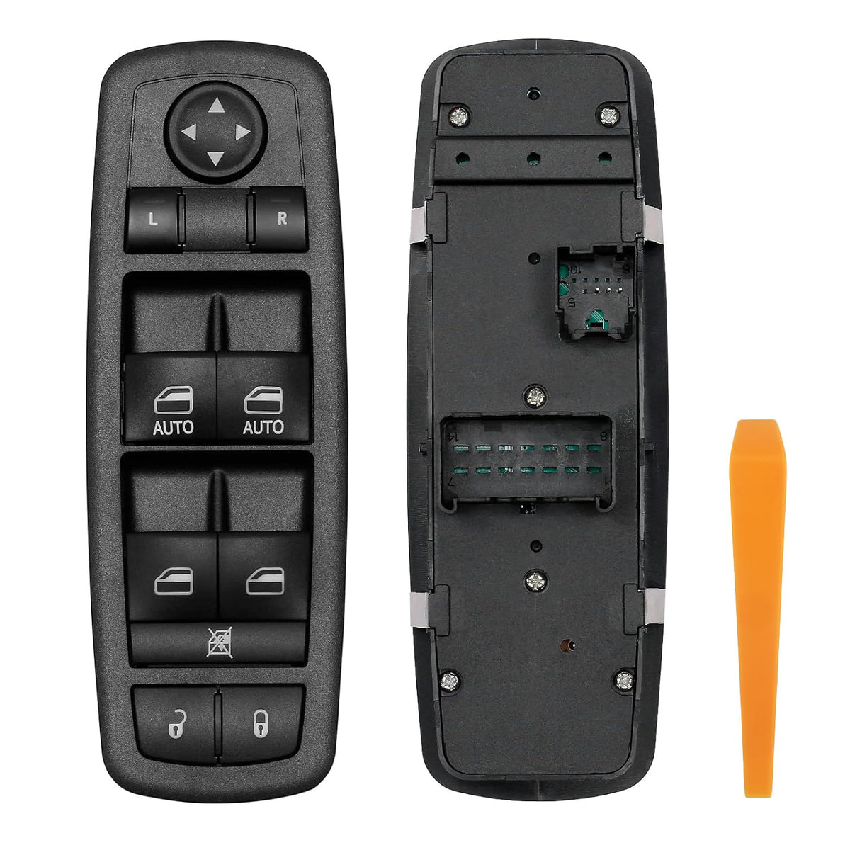 ATRACYPART front panel driver switch showing buttons and trim, restores control