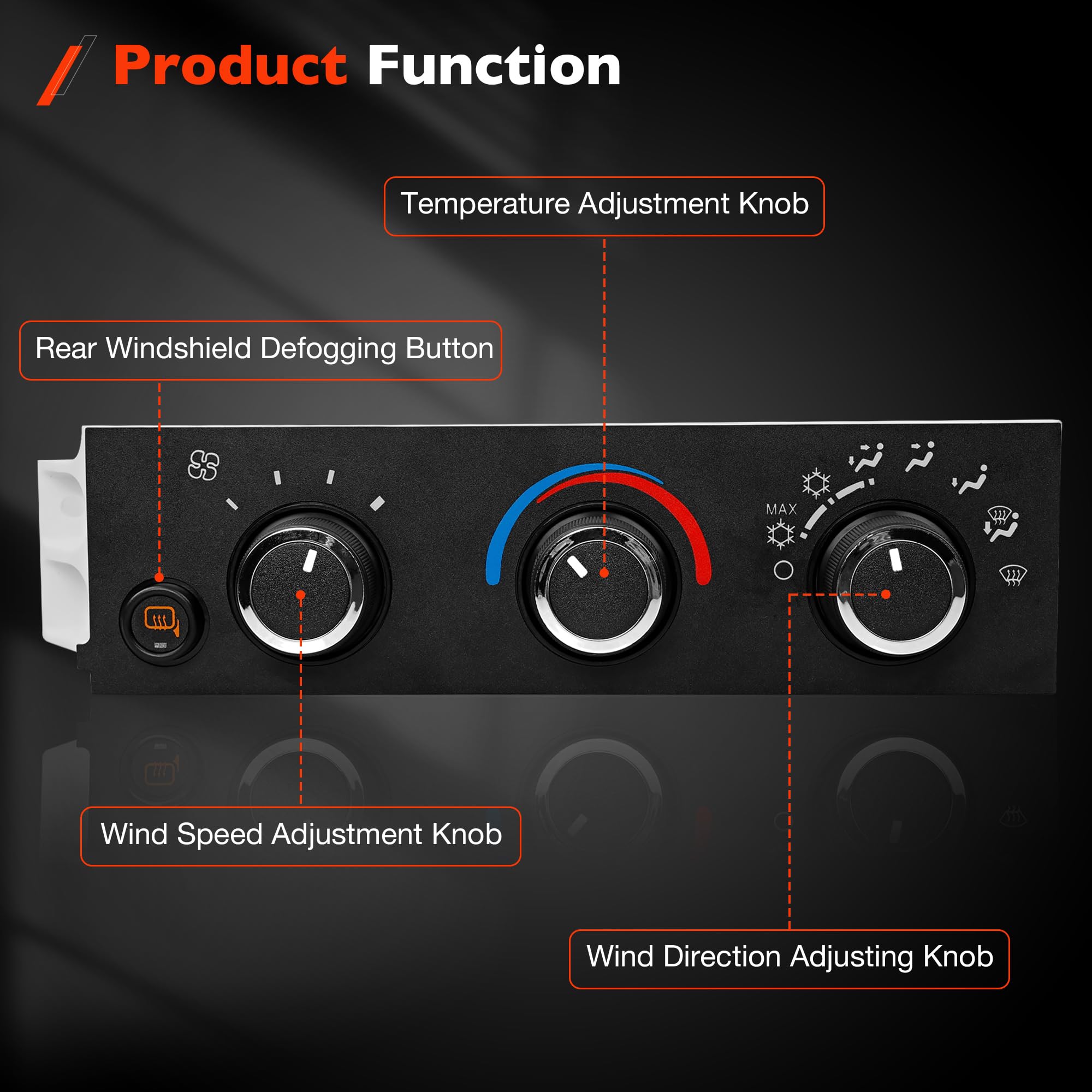 ATRACYPART installed in van dashboard restoring consistent climate control