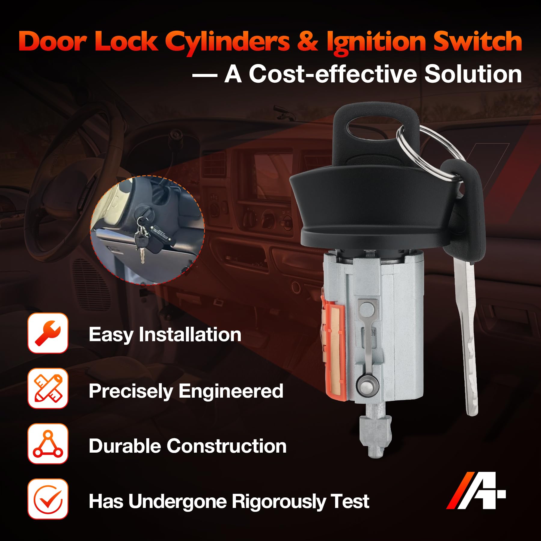 atracypart unchipped keys and tumblers displayed for easy locksmith programming