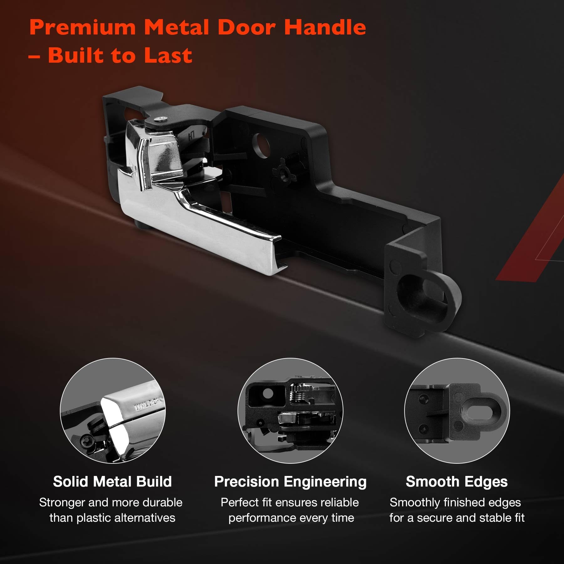 ATRACYPART installed on door in vehicle interior improving look and operation