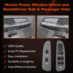 ATRACYPART passenger switch front view demonstrating OEM-style fit and look