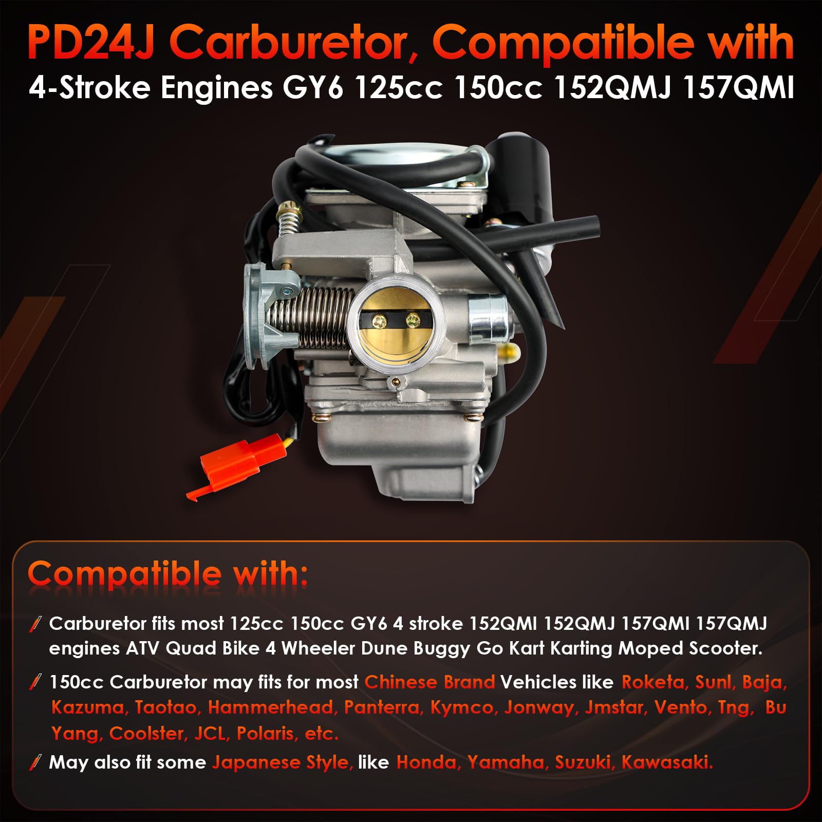 ATRACYPART PD24J throttle bore closeup highlighting precision for smoother throttle response