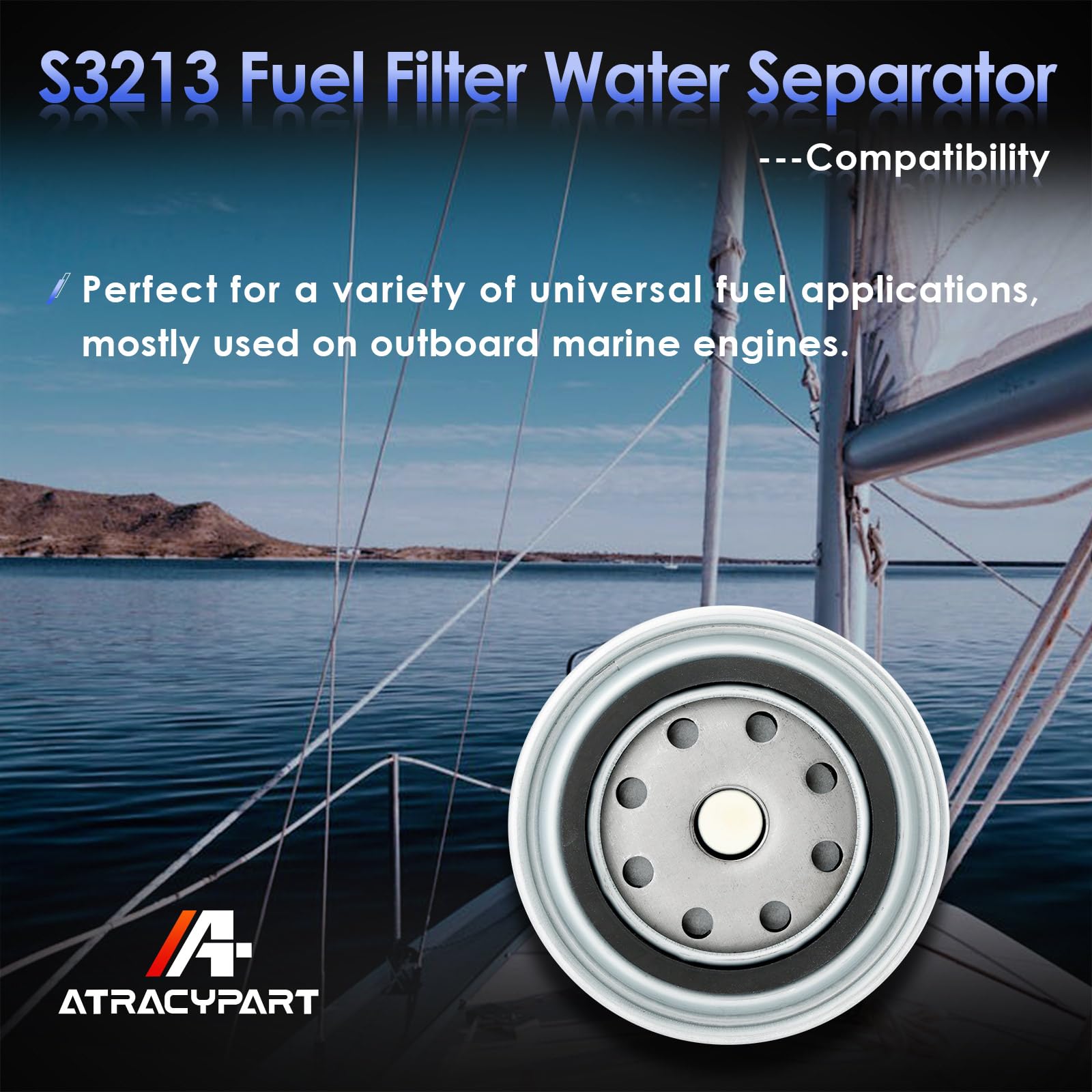 ATRACYPART clear bowl close-up displaying trapped water and quick visual inspection benefit