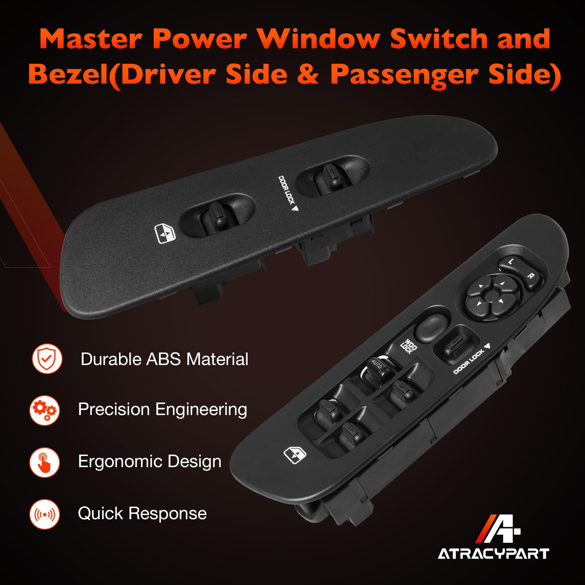 ATRACYPART bezel close-up displays precise mounting edges and finish