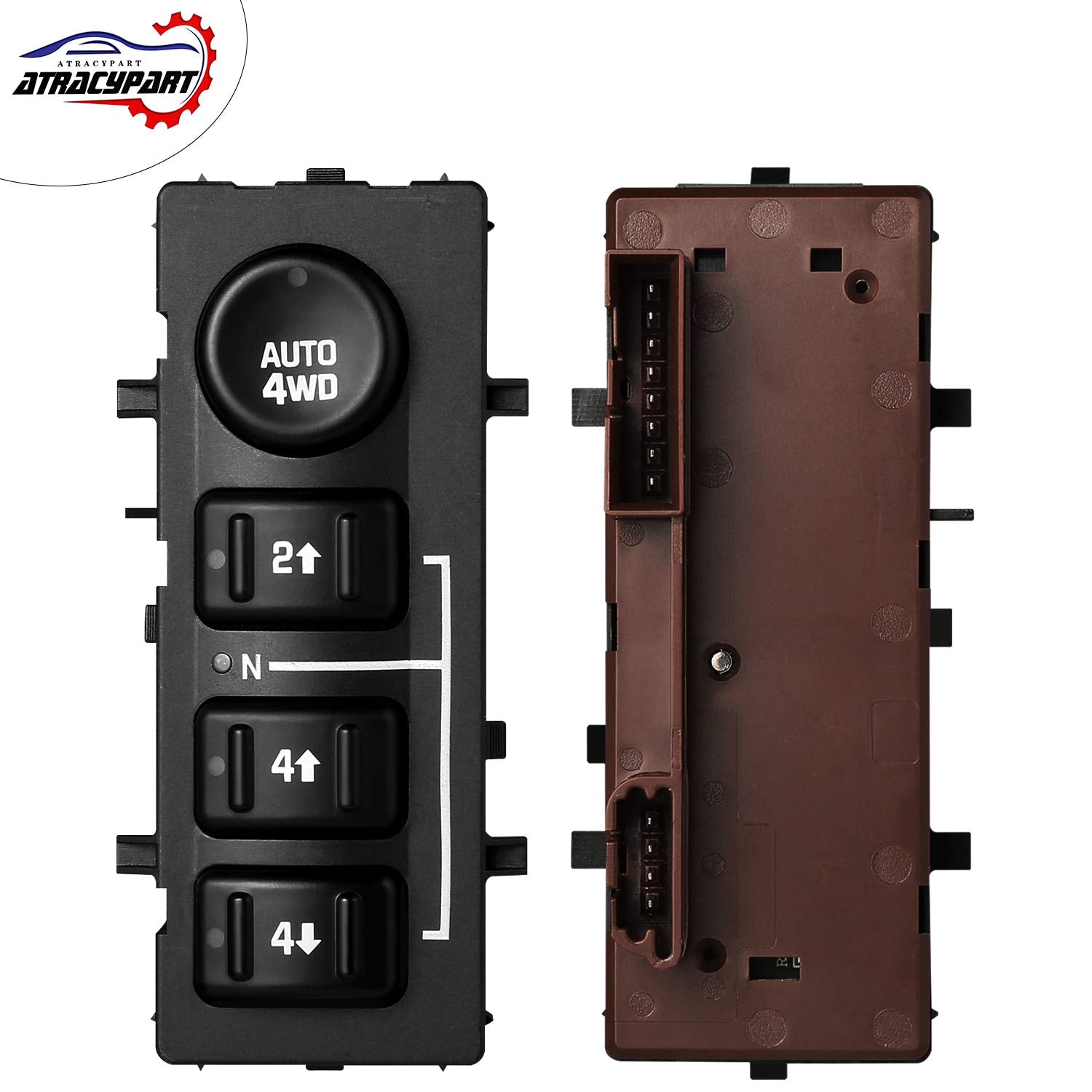 ATRACYPART switch beside ruler illustrating compact size and correct scale