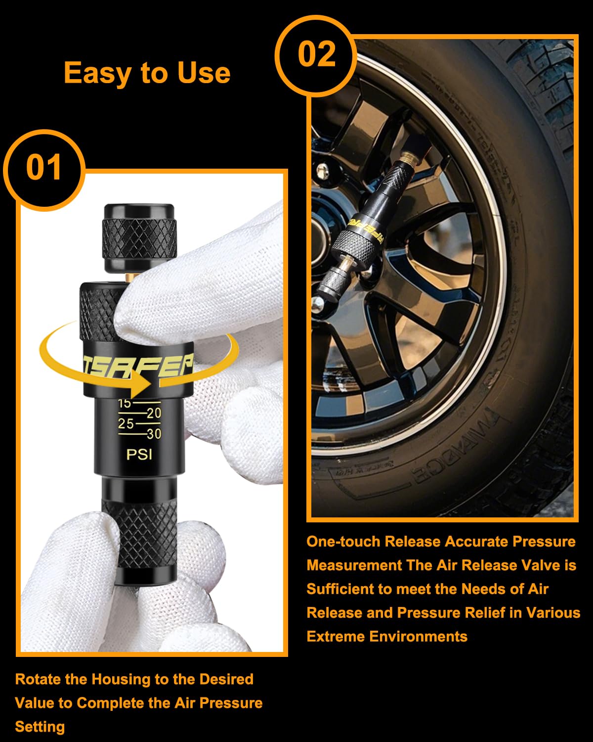 ATsafepro beside tire showing scale and pack size for planning multi‑axle setups