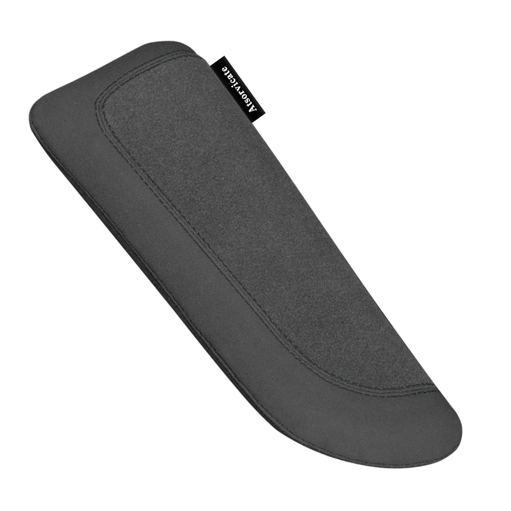 Atsorvicate front view of right armrest pad showing compact profile and clean finish