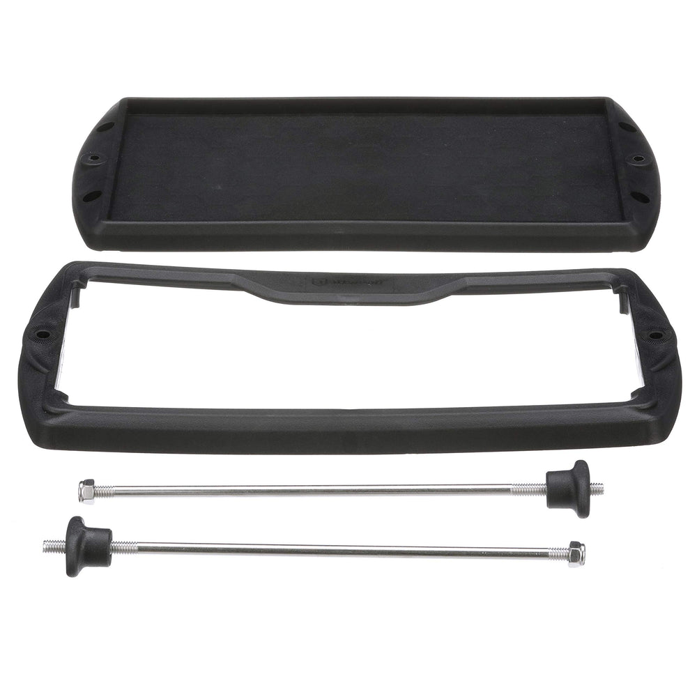 attwood front view of tray showing secure battery footprint and durability
