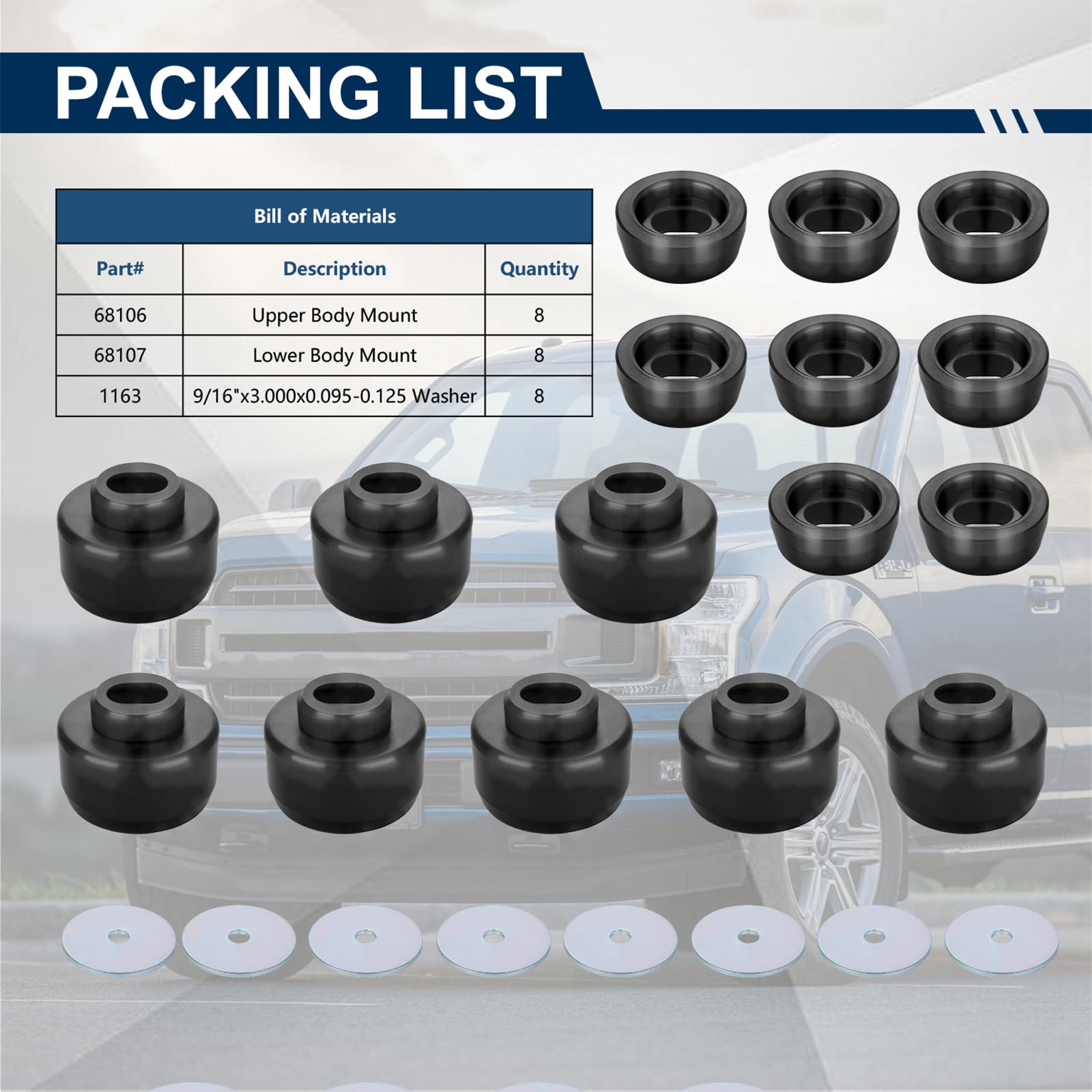 ATZTNUO complete kit laid out on bench for easy inventory and installation