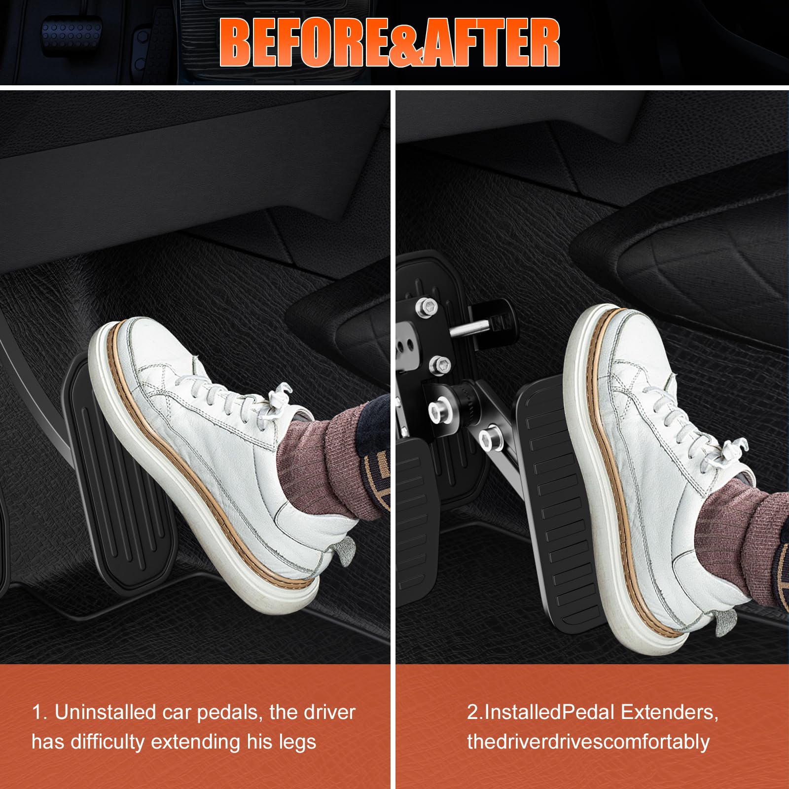 AUATRONNE extenders beside a shoe for scale and improved reach