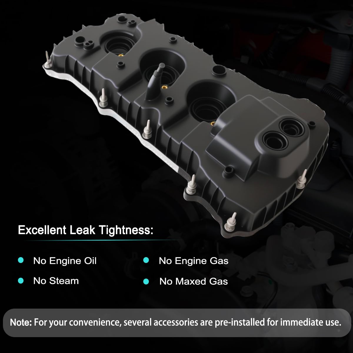 AUCERAMIC installed on engine right side demonstrating correct fitment