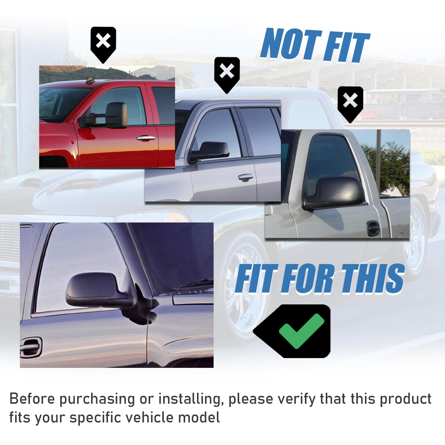 AUCERAMIC installed on Silverado side profile enhancing vehicle curb appeal