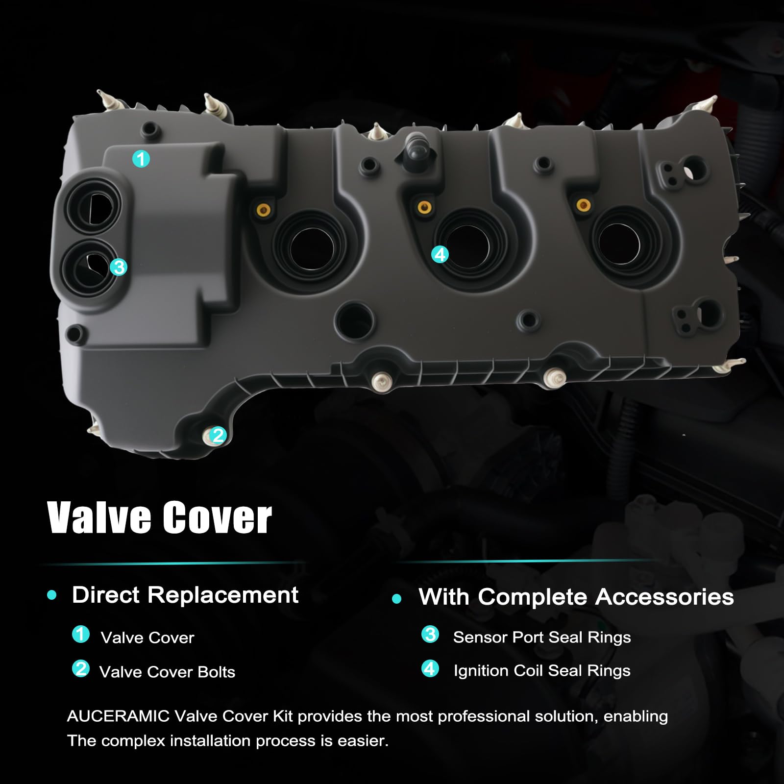 AUCERAMIC label detail showing torque specs to prevent over-tightening