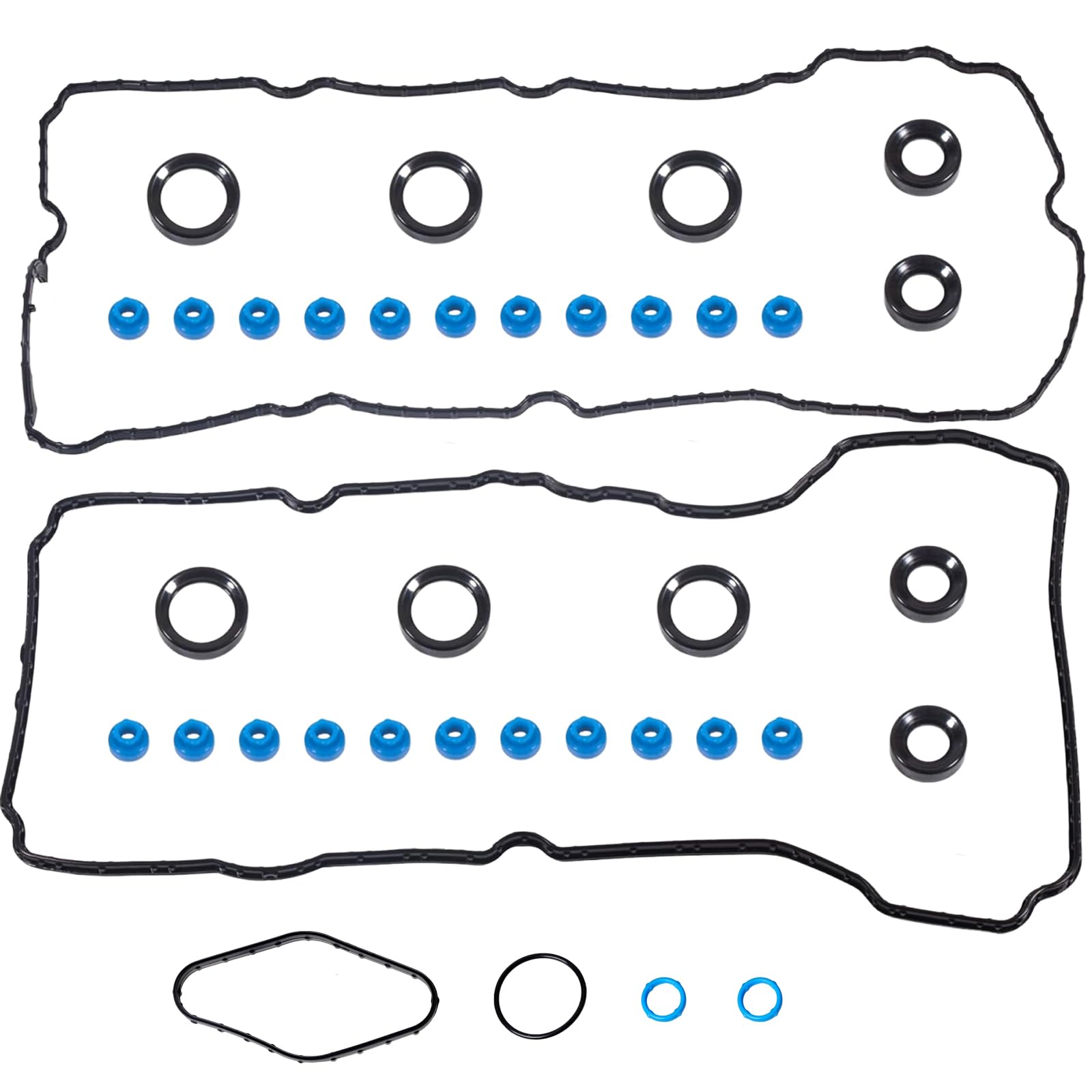 AUCERAMIC front packaging showing valve cover gasket kit benefits and fitment