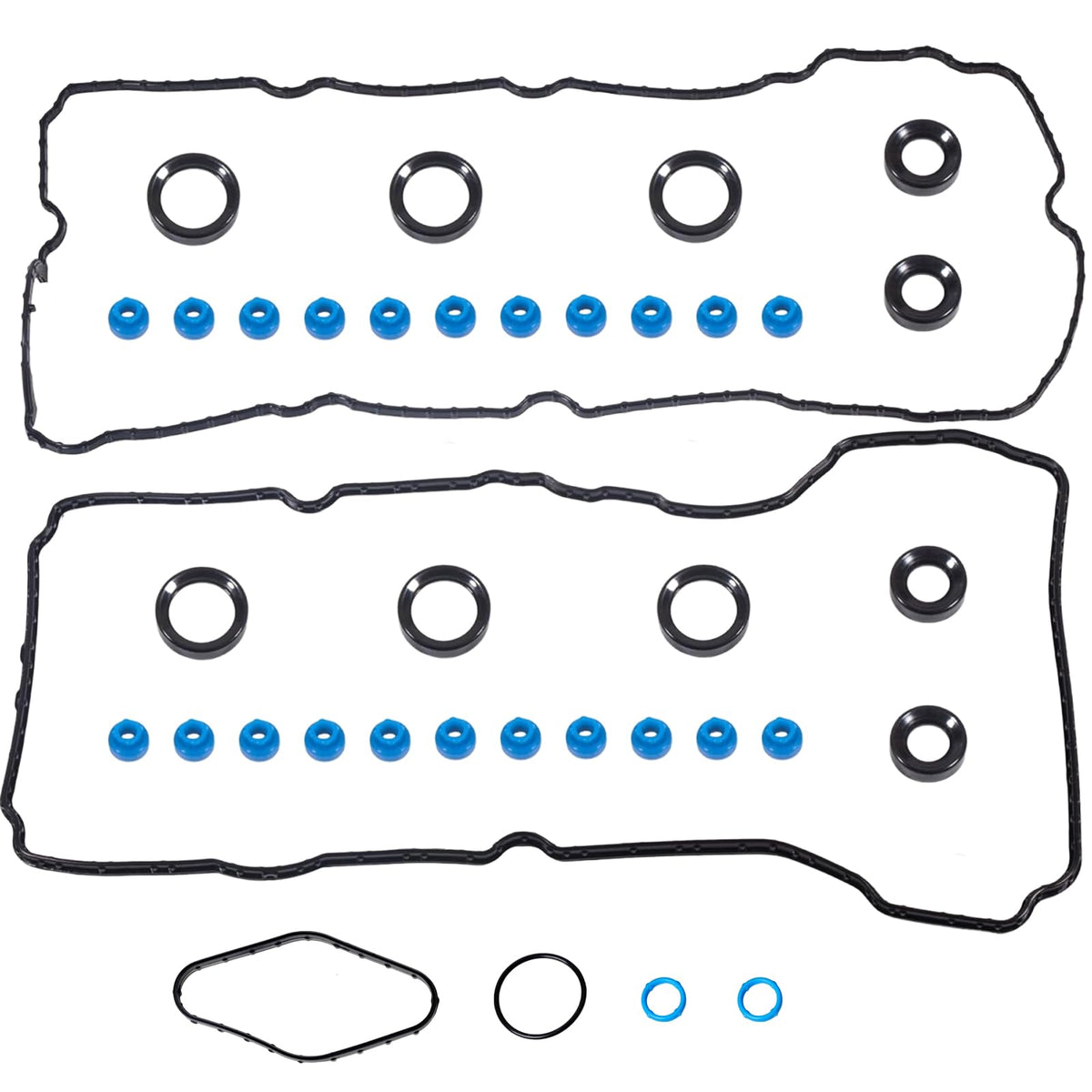 AUCERAMIC front packaging showing valve cover gasket kit benefits and fitment