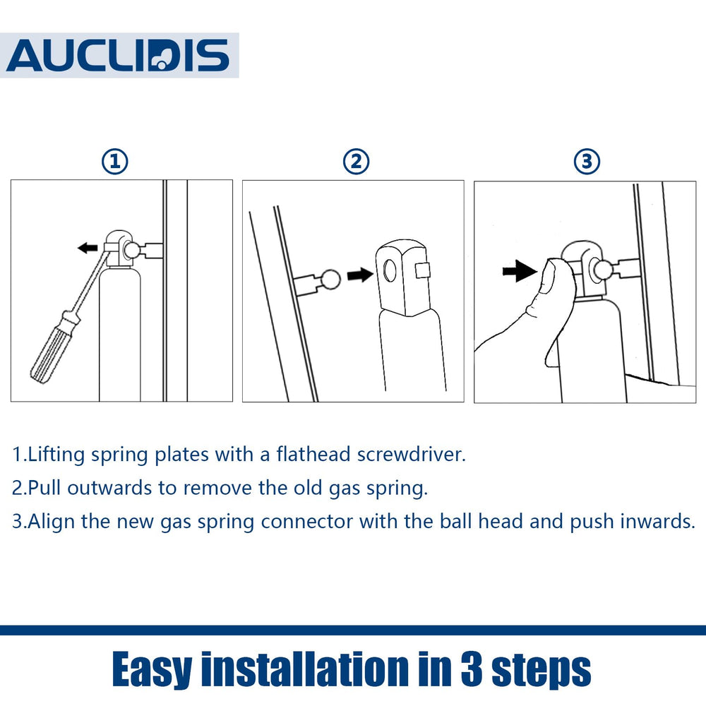 AUCLIDIS label showing 24lb/107N force rating for matched lifting performance