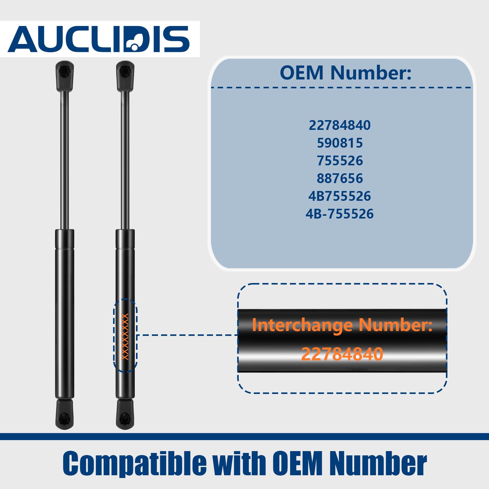AUCLIDIS packaged pair in box highlighting ready-to-install convenience