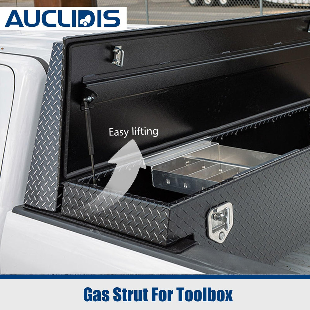 AUCLIDIS measured strut on ruler showing 13.98in extended accuracy benefit