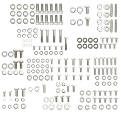 AUIKTARER front packaging showing full 211-piece Chevy bolt kit, neat organization benefit