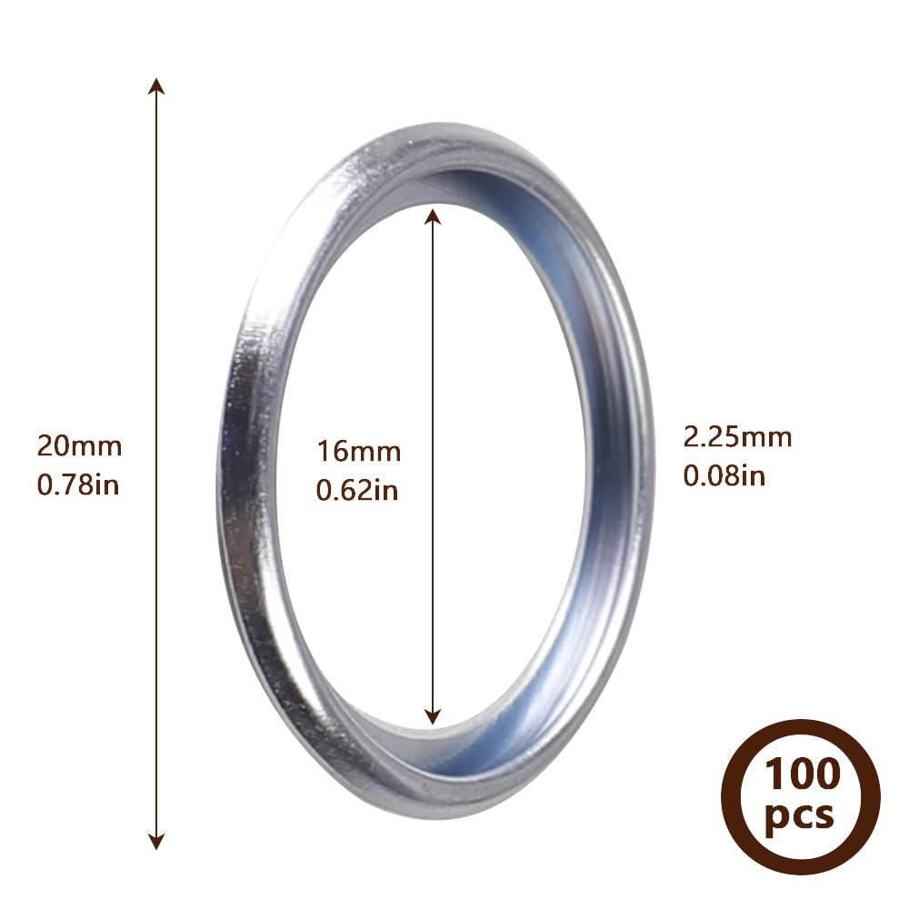 AULDAY close-up showing 16mm inner diameter and clear size markings