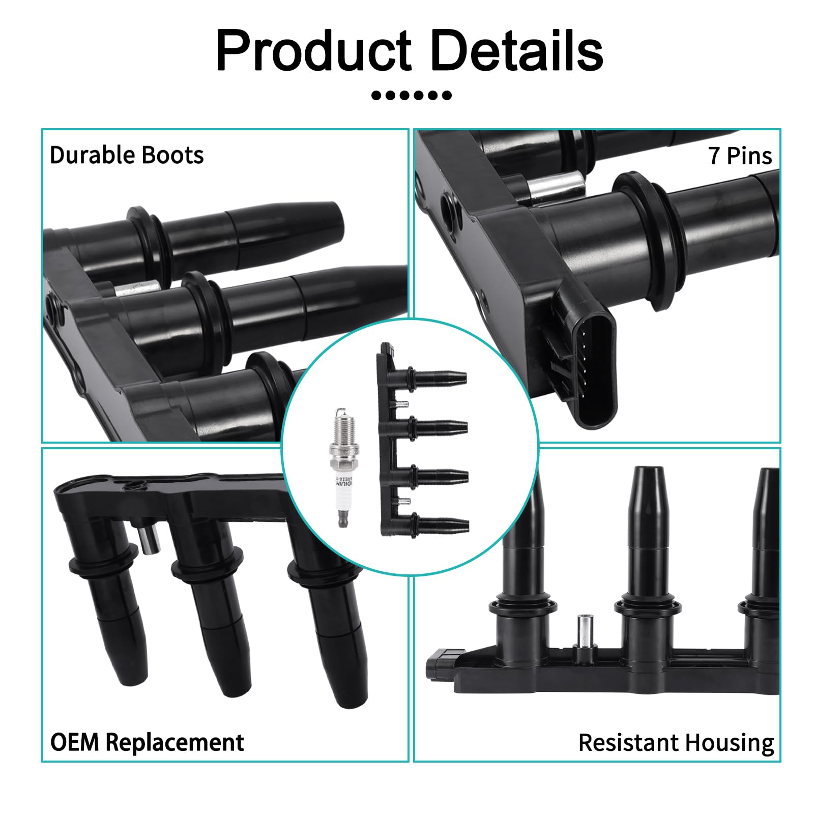AULINK coil close-up showing seal and label for durability and correct fit benefit confidence