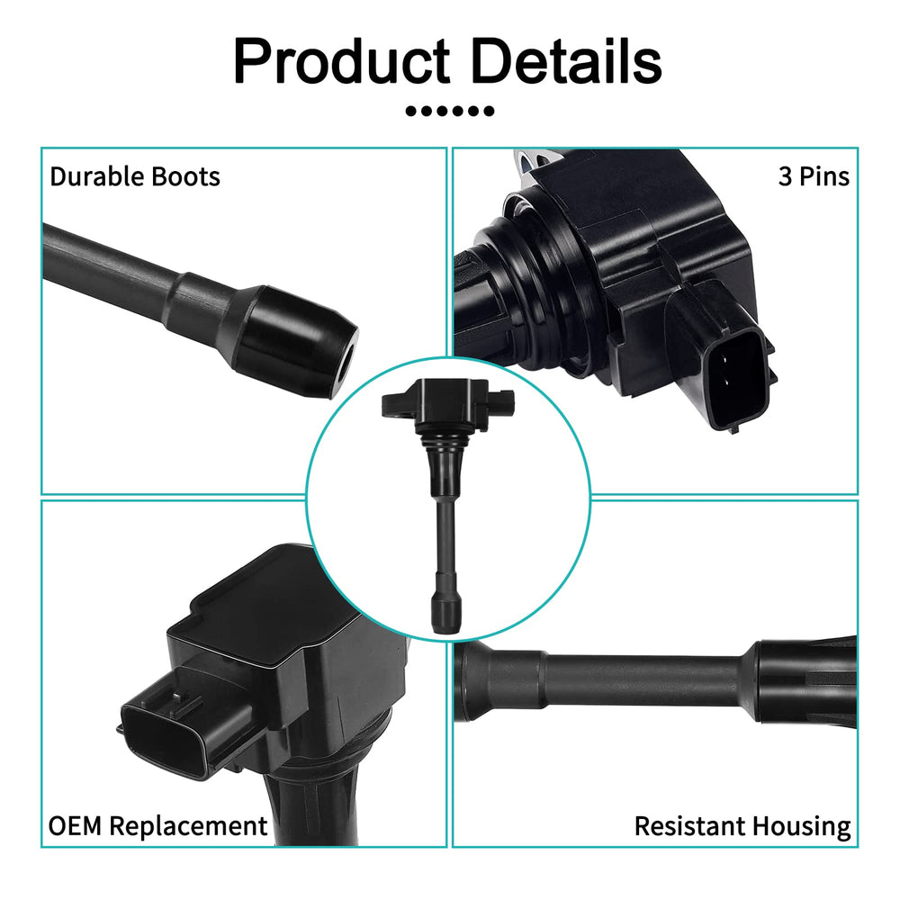 AULINK ignition coil connector top detail highlighting corrosion-resistant terminals