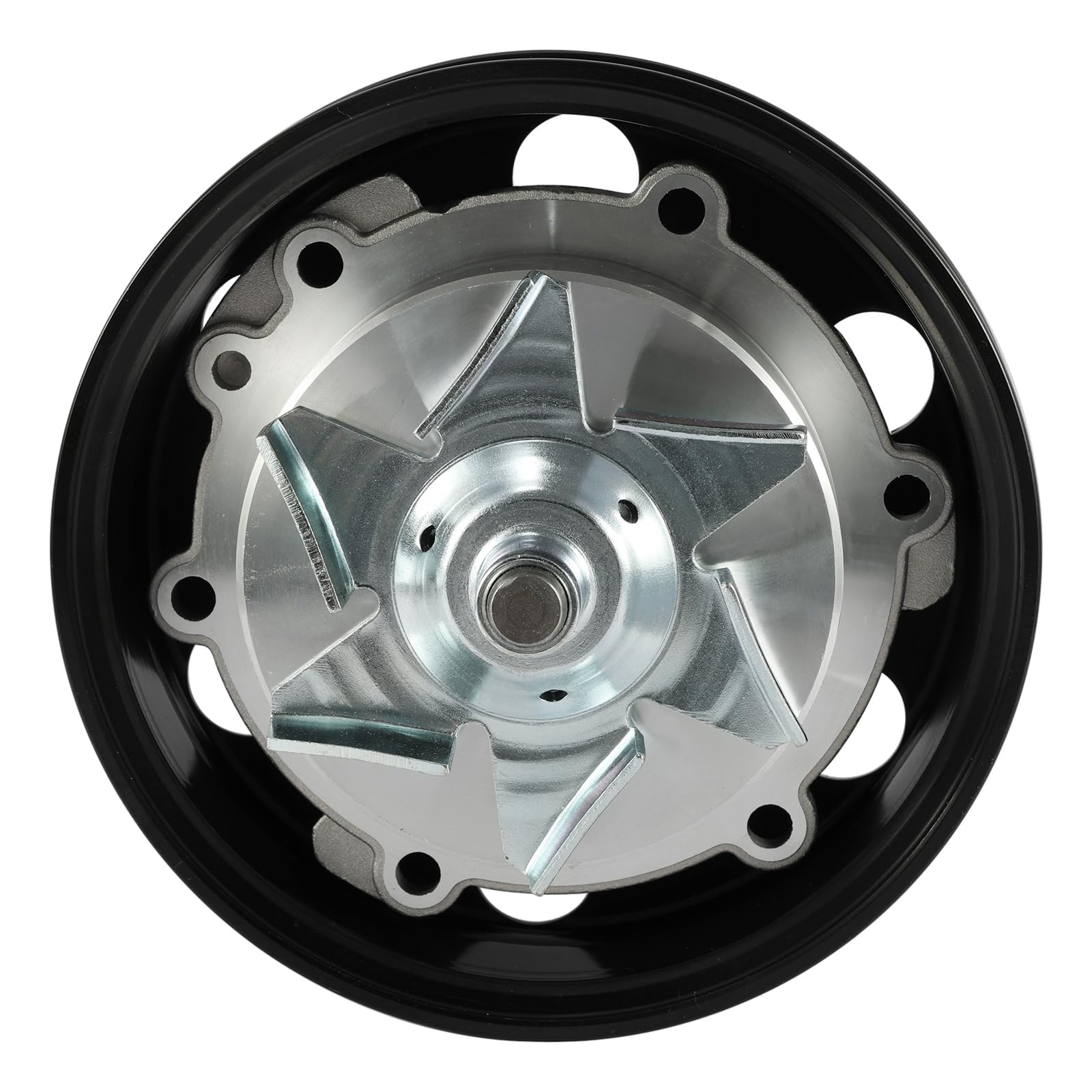 AULINK water pump installed on engine demonstrating proper OEM-fit and ease of replacement