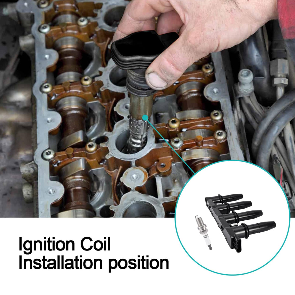 AULINK kit laid out with four coils and four plugs for complete cylinder coverage benefit