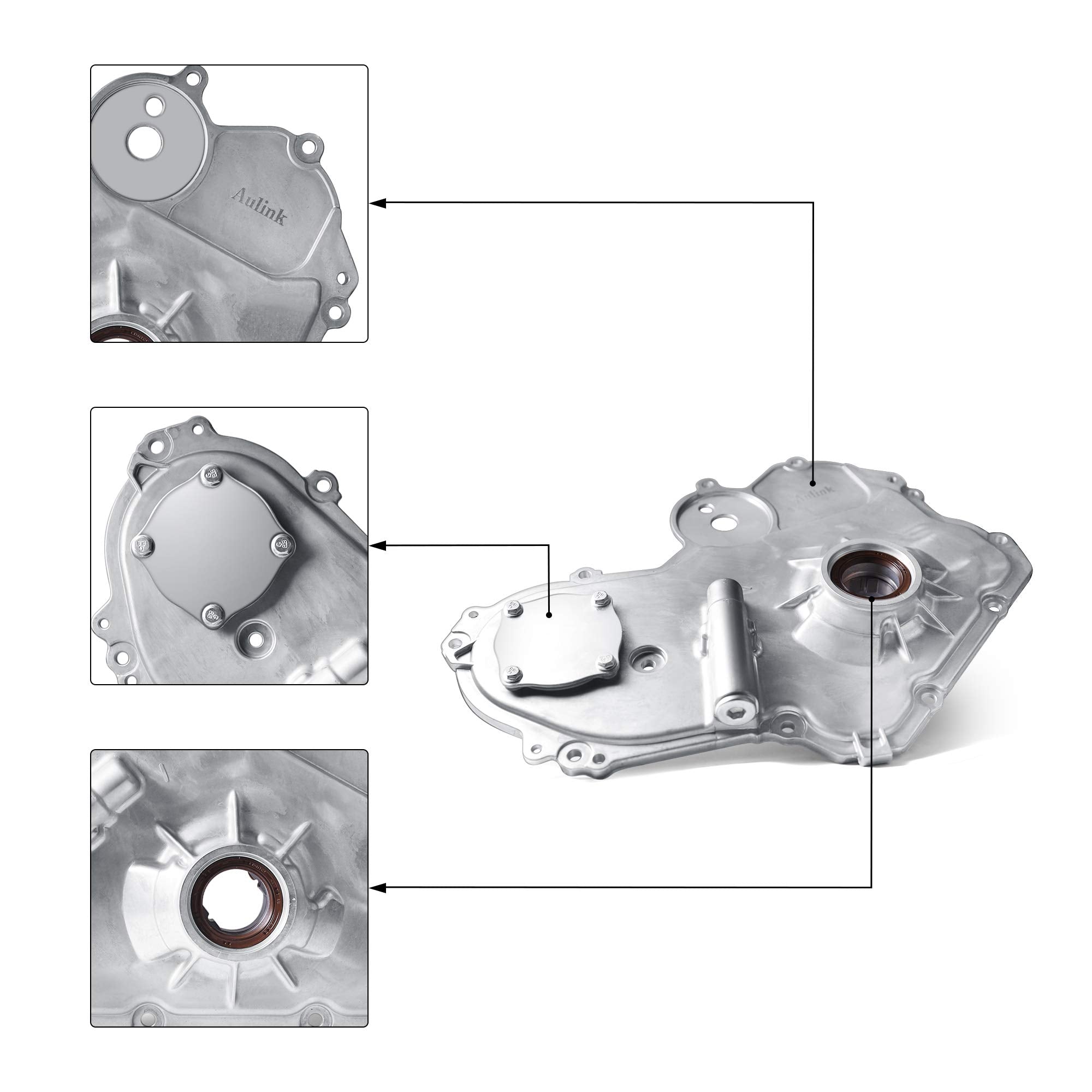 AULINK installation kit with gaskets and bolts laid out, simplifies replacement