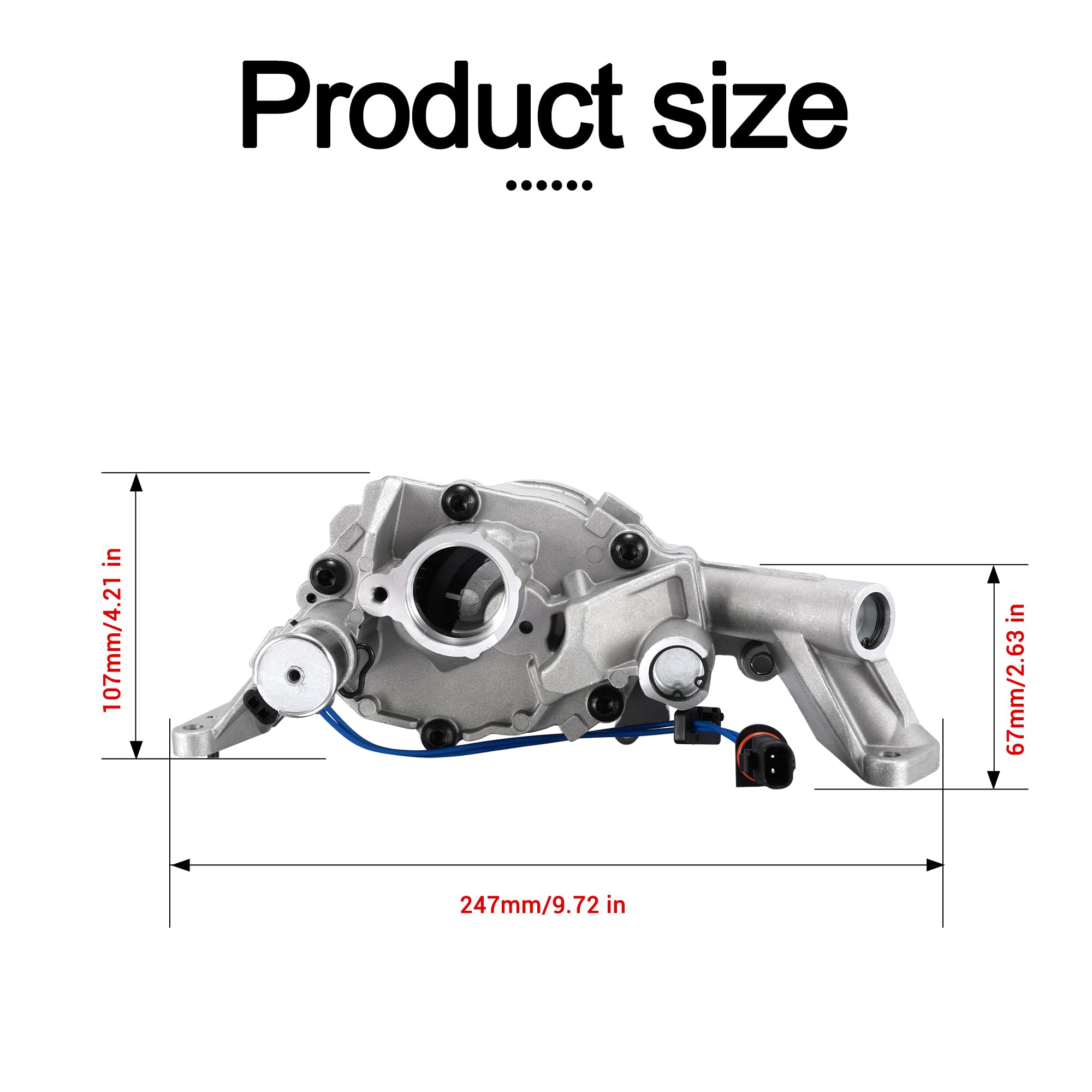 AULINK oil pump installed in engine bay illustrating correct fitment and restoration