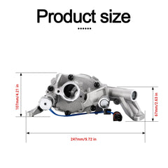 AULINK oil pump installed in engine bay illustrating correct fitment and restoration