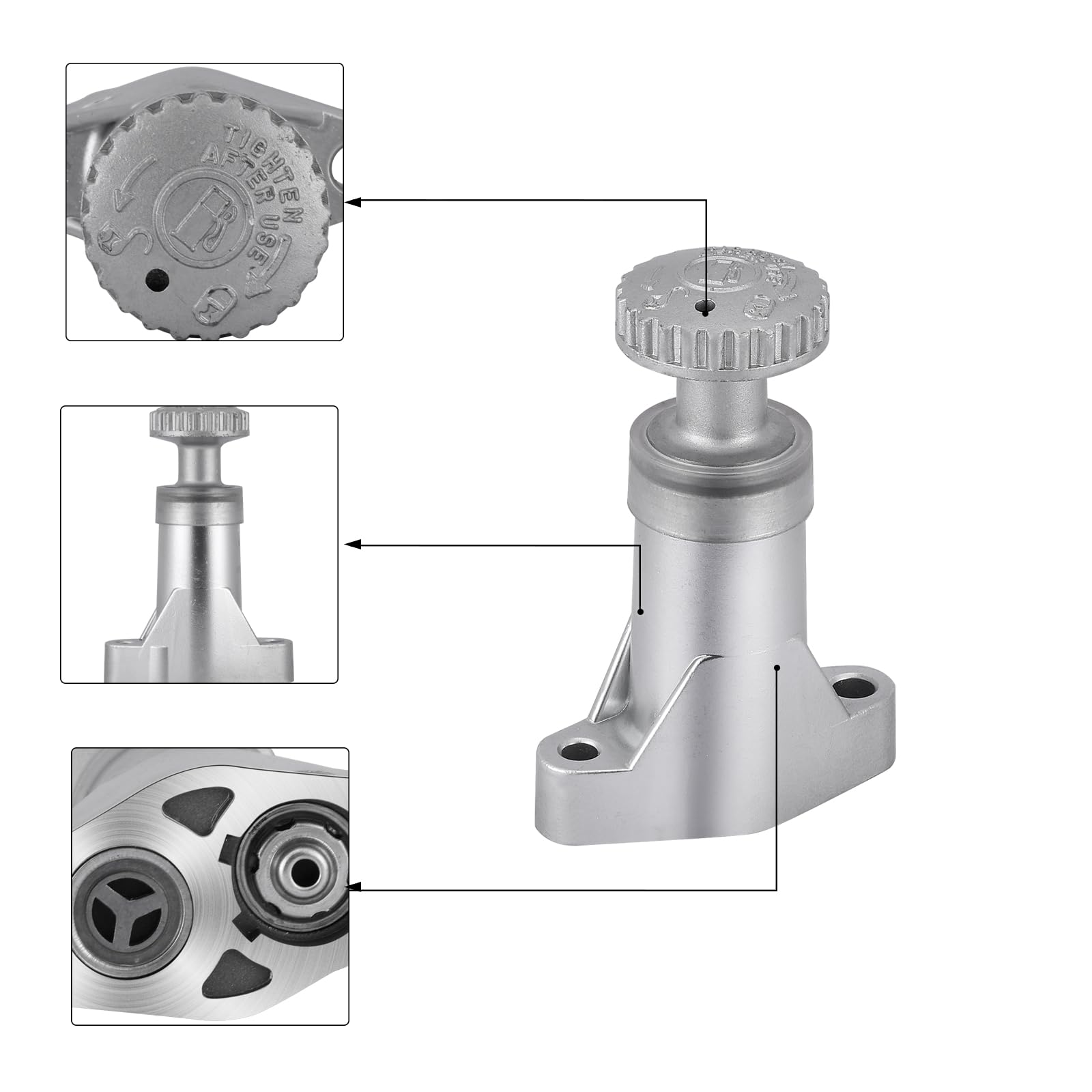 AULINK priming pump side profile highlighting compact durable housing and fitment