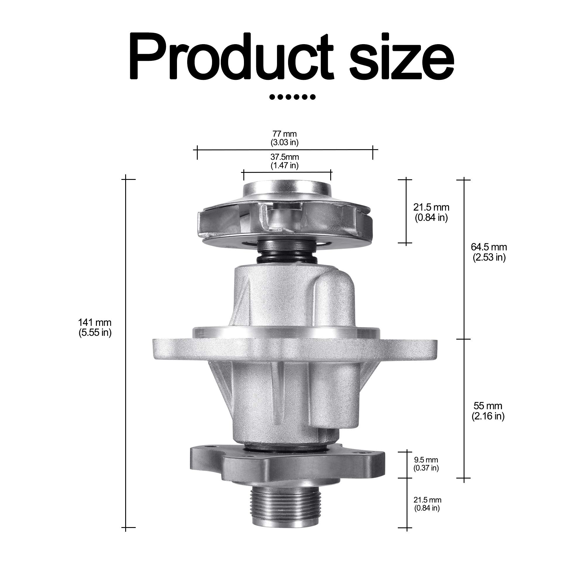 AULINK pump with included gaskets and seals showing complete installation kit