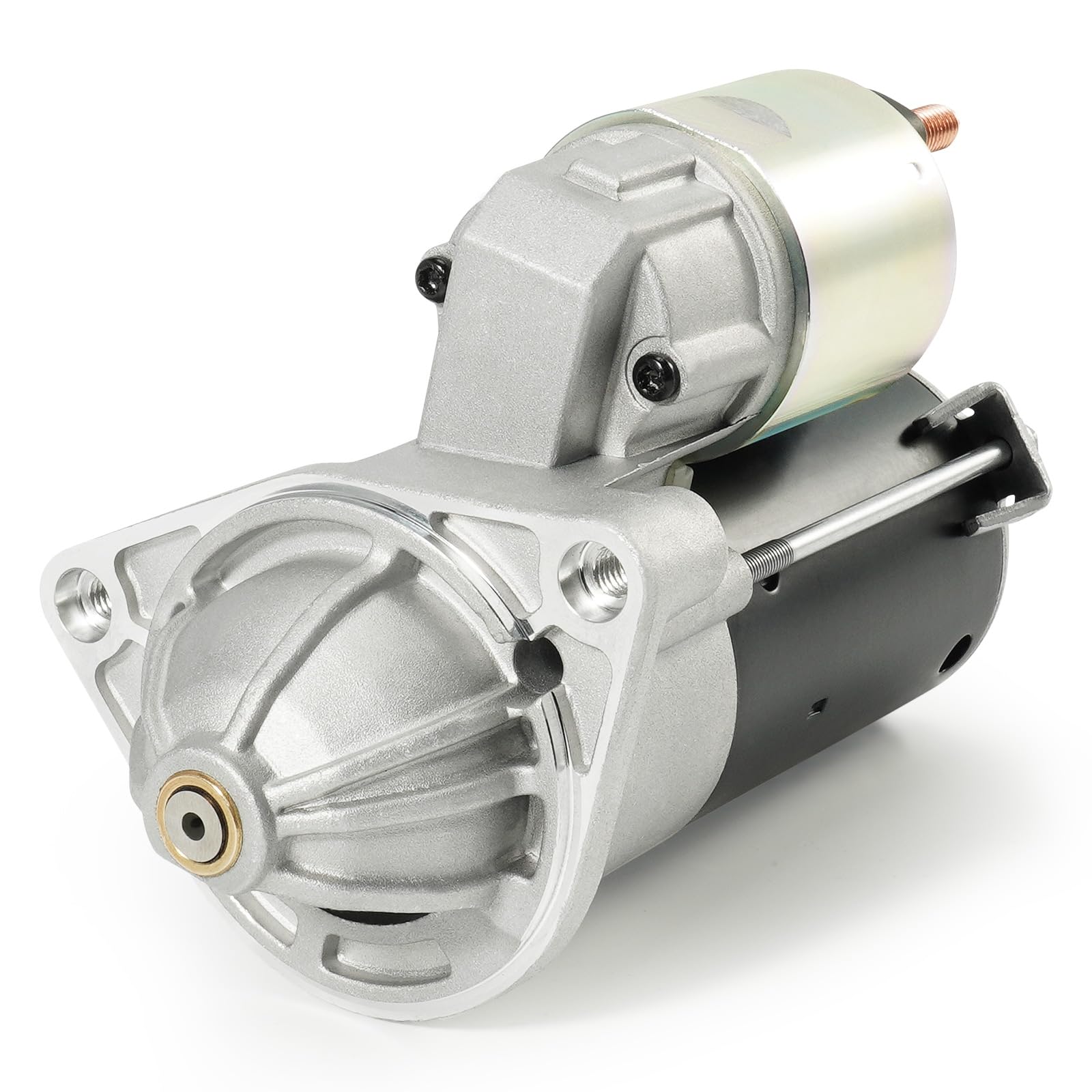 Aumtoni starter front view showing mounting and clean design for reliable replacement