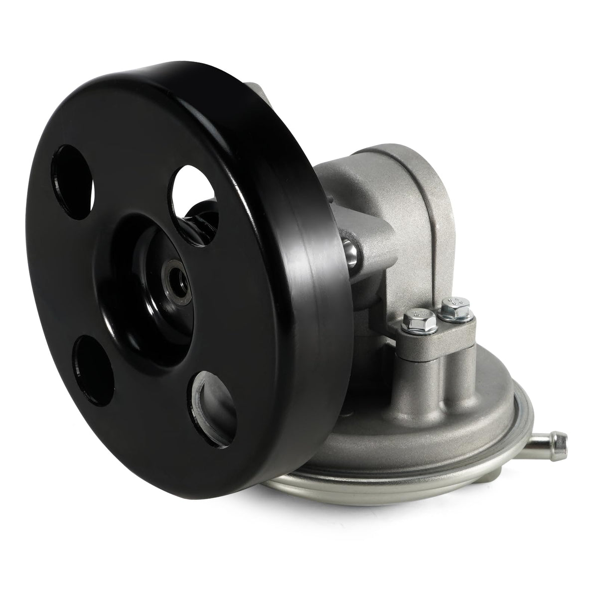 Aumzong vacuum pump front view showing robust body and direct-fit mounting benefit