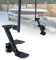 Aupar front view showing three steps and compact profile for safe access
