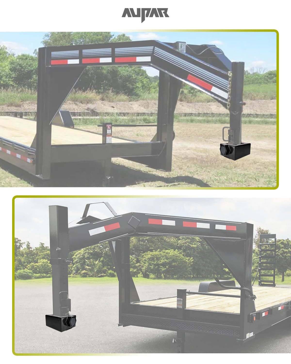 Aupar package contents show lock and key ready for immediate use