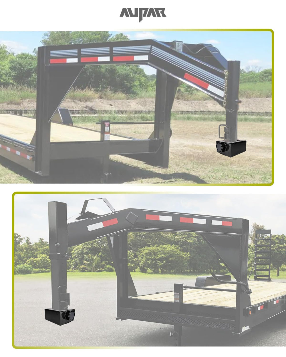 Aupar package contents show lock and key ready for immediate use