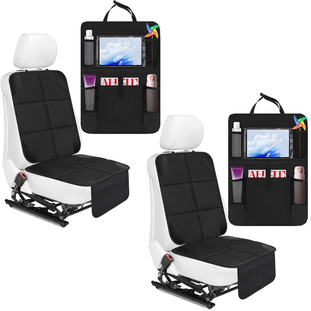 Aurelema front pack view showing protectors and organizer for easy protection
