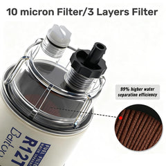 Aurorasters filter media detail showing three-layer synthetic paper for efficient filtration