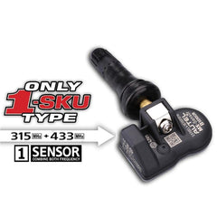 Autel 1-Sensor metal replacement valve stem highlighting corrosion resistance