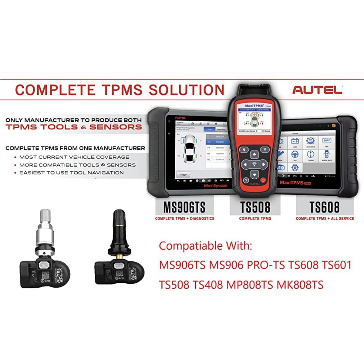 Autel 1-Sensor in a workshop scene illustrating quick service turnaround