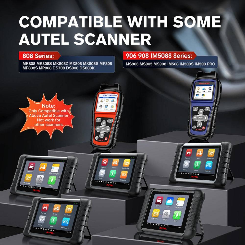 Autel 15-pin scanner end close-up for secure scanner attachment