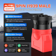 Autel adapter side profile highlighting compact size for tidy storage