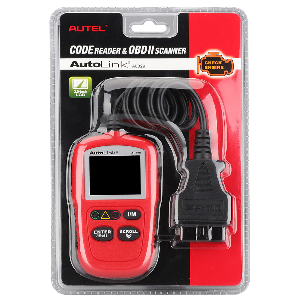 Autel AL329 close-up of buttons and casing for rugged workshop use