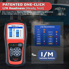 Autel AL519 live data screen displaying graphs for easier troubleshooting