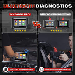 Autel tablet rear view highlighting rugged build for workshop durability
