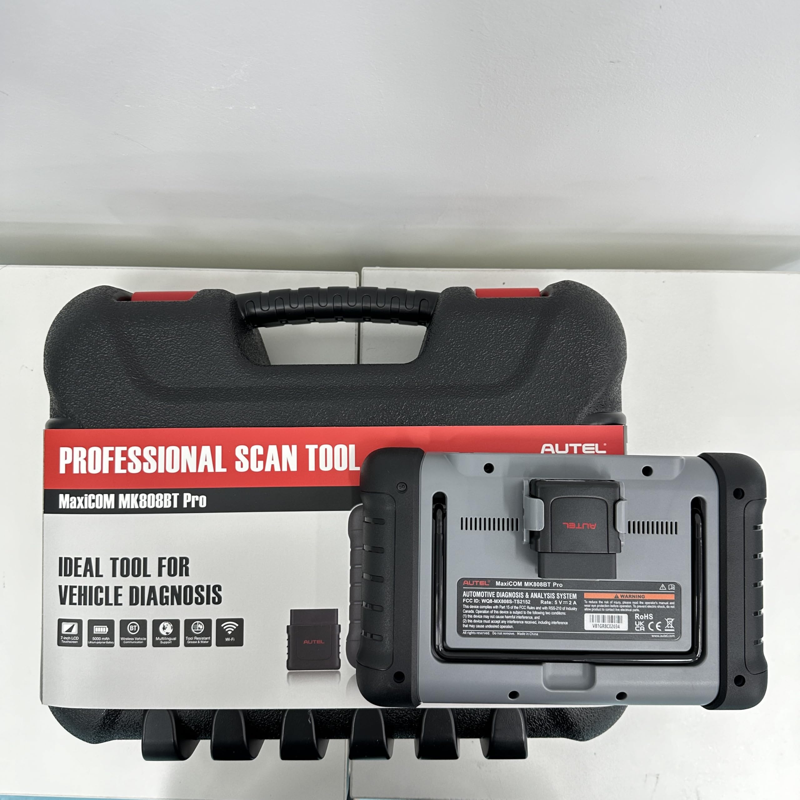 Autel kit contents laid out showcasing included accessories and value