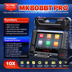 Autel MK808BT PRO displaying live data graphs for faster diagnostic decisions