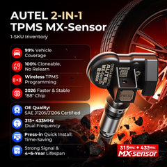 Autel MX-Sensor metal valve close-up highlighting corrosion resistance